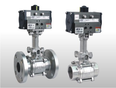 3 piece extended shaft ball valve