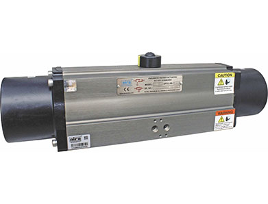 180 degree pneumatic rotary single acting actuator